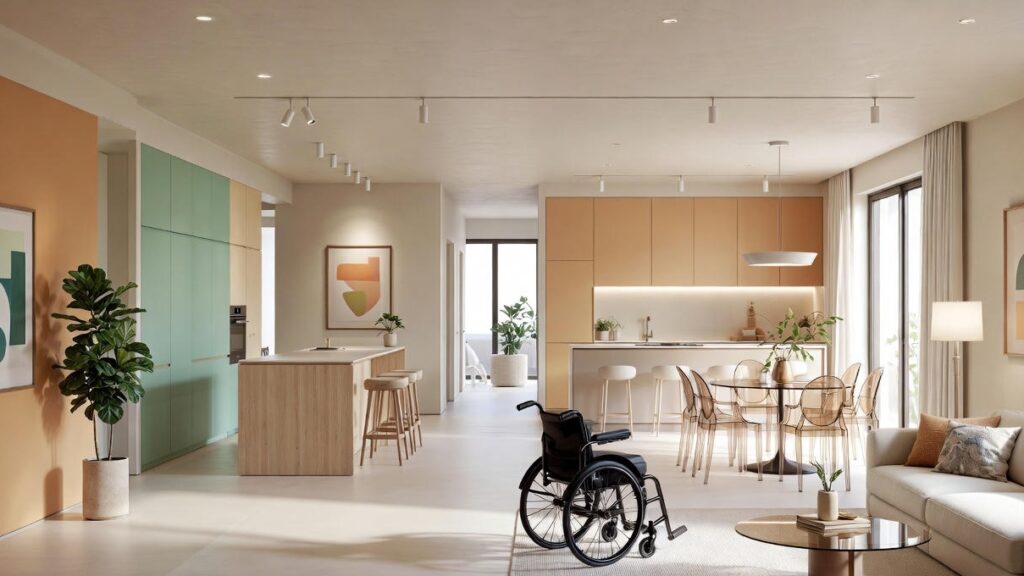 راهنمای جامع و صفر تا صد طراحی خانه مناسب برای کاربران ویلچر